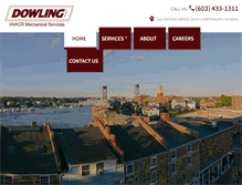 Tablet Screenshot of dowlingcorp.com